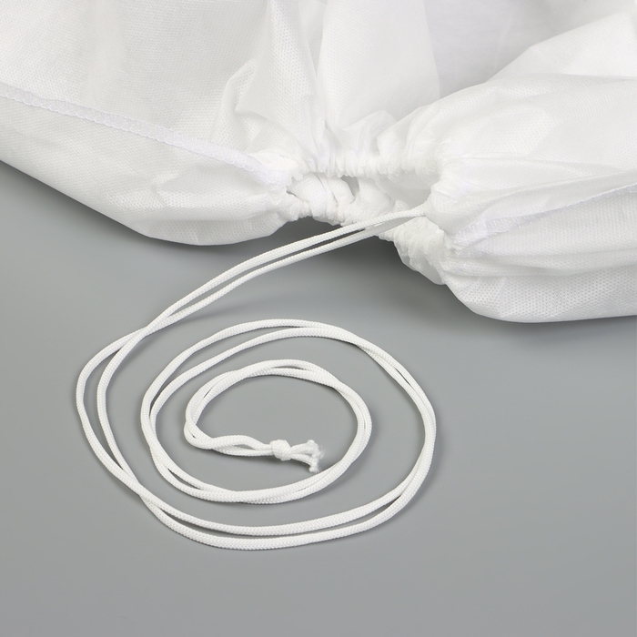 Чехол для растений, трапеция на шнурках, 150 &times; 90 см, спанбонд с УФ-стабилизатором, плотность 60 г/м&sup2;