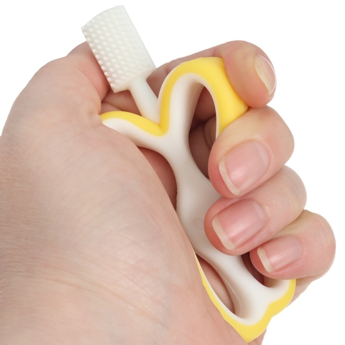 Прорезыватель силиконовый, массажер &laquo;Яблочко&raquo;, цвет МИКС, Крошка Я