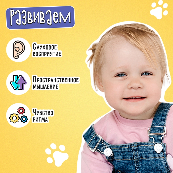 Развивающий набор «Звонкие зверушки», 3+ Развивающий набор «Звонкие зверушки», 3+