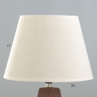 Настольная лампа "Альберта" Е27 40Вт шоколадный 25х25х36см RISALUX