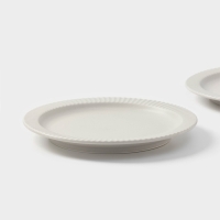 Тарелки Magistro Jarwah Lausanne, d=21,3 см, обеденные, набор 2 шт, фарфор, серые Тарелки Magistro Jarwah Lausanne, d=21,3 см, обеденные, набор 2 шт, фарфор, серые