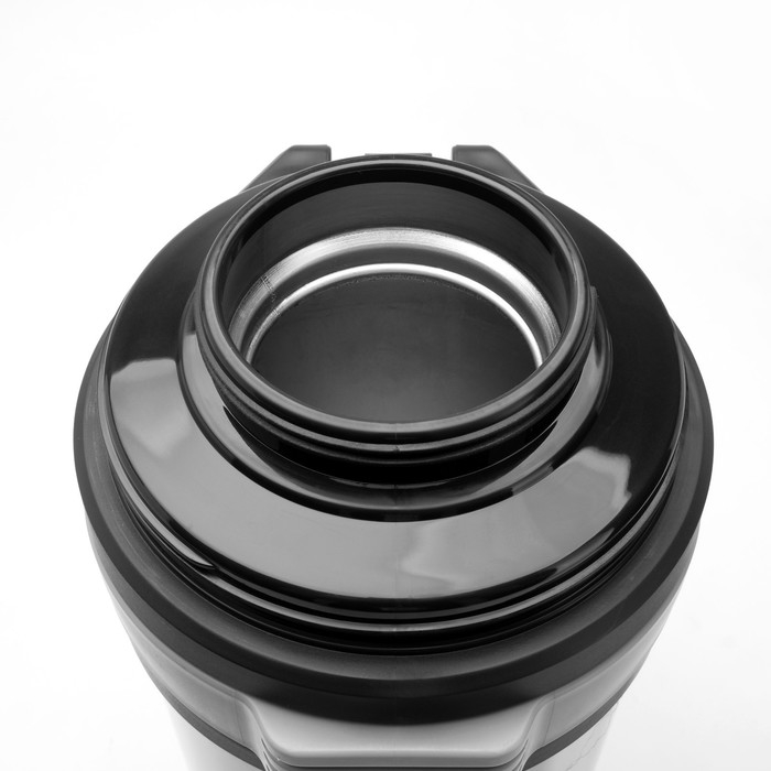 Термос, 4 л, Volume Термос, 4 л, Volume "Колумб", с двумя кружками, с ремешком, сохраняет тепло 24 ч, 15 х 39.8 см, хром