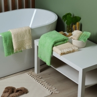 Полотенце махровое Love Life &laquo;Аморе&raquo; 70х140 см, молочный, 100% хл, 450 гр/м2