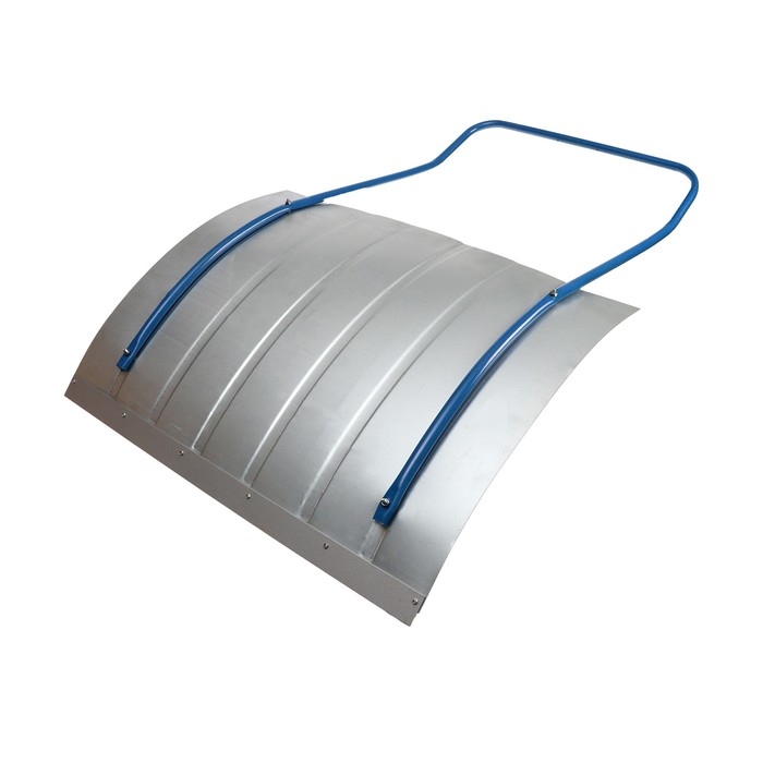 Движок для уборки снега, оцинкованный ковш 600 &times; 750 мм, металлическая планка, металлическая ручка цвет МИКС