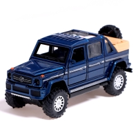 Машина металлическая &laquo;Внедорожник&raquo;, инерционная, открываются двери и капот, световые и звуковые эффекты, цвет МИКС