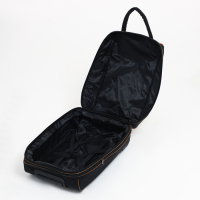 Чемодан малый 37 л (S) с сумкой, отдел на молнии, с расширением, цвет чёрный Чемодан малый 37 л (S) с сумкой, отдел на молнии, с расширением, цвет чёрный