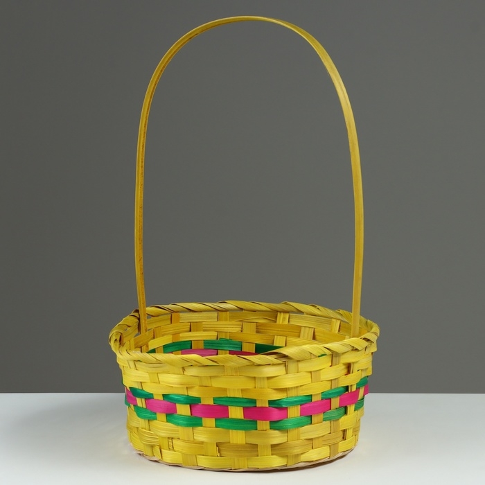 Набор корзин, 17х9/30 см, 19х9,5/32 см,21х10/34 см, 24х11/35 см, 26х11/37,5 см, 5 шт, бамбук 1029633