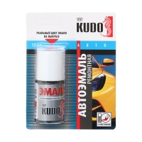 Эмаль Kudo автомобильная ремонтная акриловая с кисточкой "1К чёрная матовая", 15 мл Эмаль Kudo автомобильная ремонтная акриловая с кисточкой "1К чёрная матовая", 15 мл