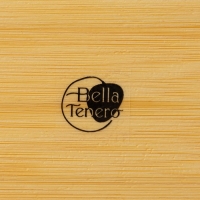 Набор фарфоровый для специй на бамбуковой подставке BellaTenero &laquo;Воробушки&raquo;, 2 предмета: солонка 75 мл, перечница 75 мл, цвет белый