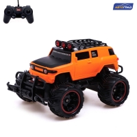 Джип радиоуправляемый &laquo;Монстр&raquo;, 1:20, работает от аккумулятора, цвет оранжевый