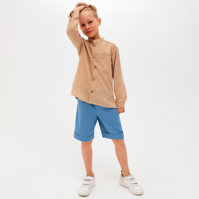 Шорты для мальчика MINAKU: Casual collection цвет синий, рост 104