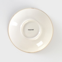 Салатник фарфоровый Magistro &laquo;Церера&raquo;, 400 мл, d=16,2 см, цвет оранжевый