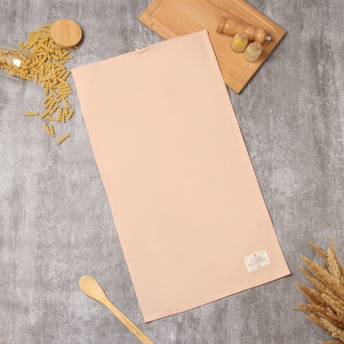 Полотенце Этель Kitchen 40х70 см, цв.бежевый, 100% хл, саржа 220 г/м2 Полотенце Этель Kitchen 40х70 см, цв.бежевый, 100% хл, саржа 220 г/м2