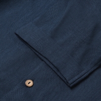 Костюм детский (рубашка и шорты) Крошка Я Linen, р. 92-98, синий