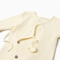 Комбинезон детский MINAKU: Basic Line BABY, цвет молочный, рост 86-92