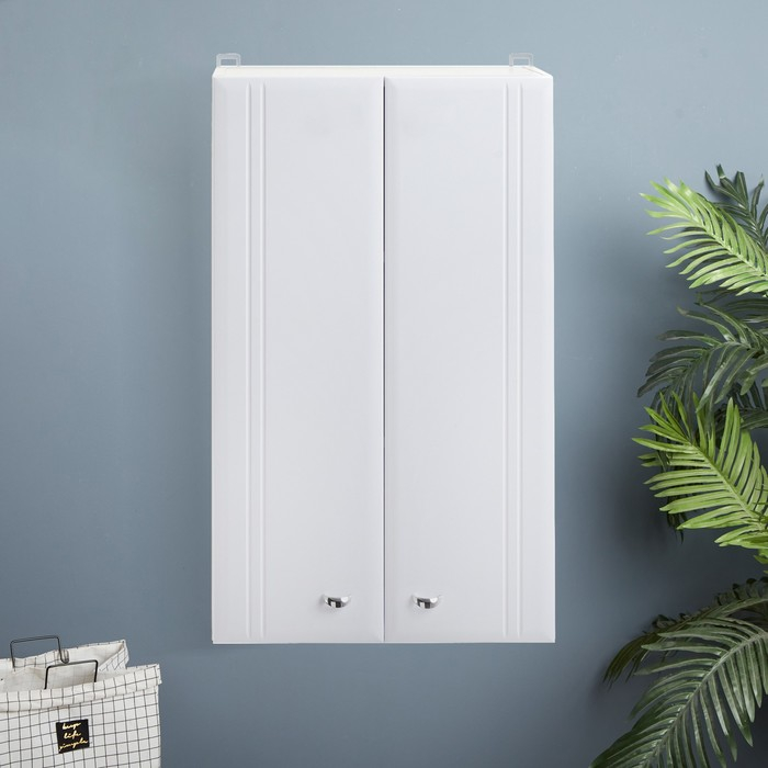 Шкаф навесной для ванной комнаты "Тура 4801", с двумя дверцами, 48 х 24 х 80 см