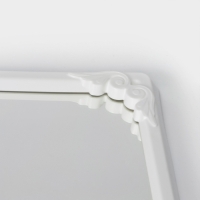 Зеркало в рамке, 49,5&times;39 см, цвет белый