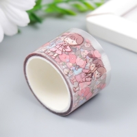 Клейкая лента пластик "Девочки" набор 4 шт + закладка шир. 1,5/2/3 см дл. 2 м 4хх4х10 см Клейкая лента пластик "Девочки" набор 4 шт + закладка шир. 1,5/2/3 см дл. 2 м 4хх4х10 см