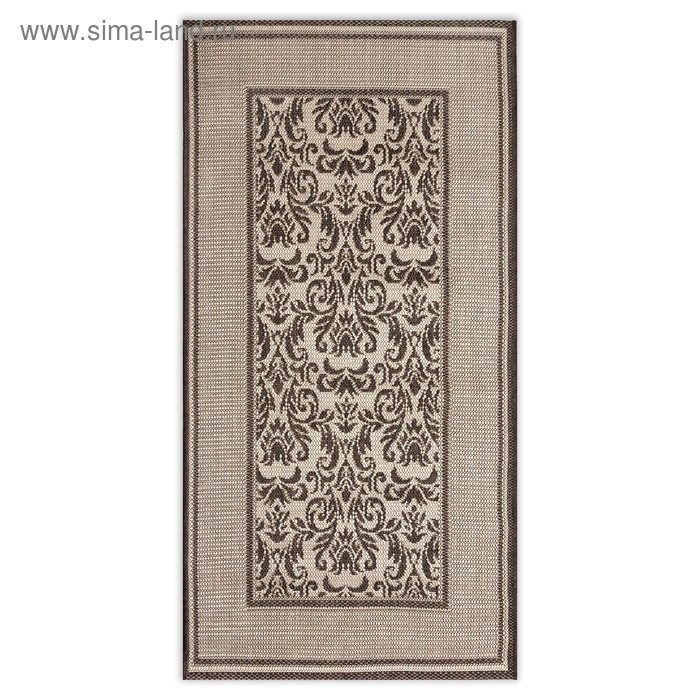 Ковер Циновка прямоугольный 80х150 см, полипропилен 100%, джут