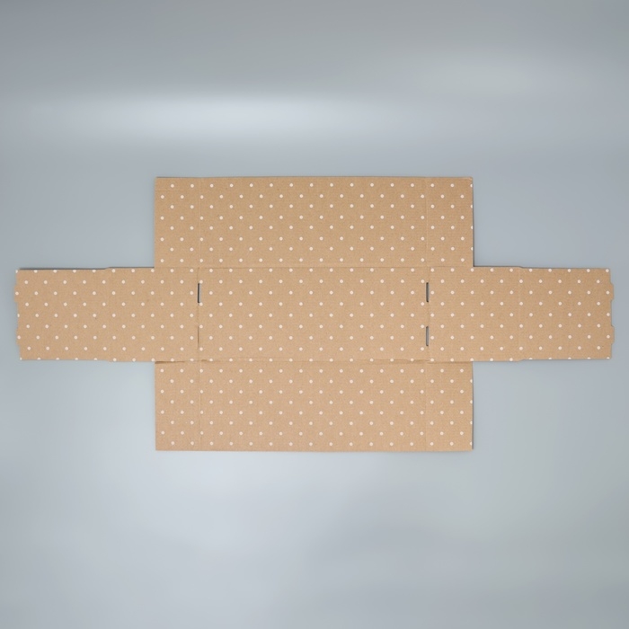 Коробка подарочная складная с PVC-окном, упаковка, &laquo;Горох &raquo;, 14 х 35 х 14 см