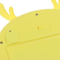 Планшет для рисования и заметок Luazon "Олененок", 9", функция блокировки, желтый