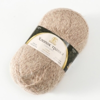 Пряжа "Хлопок травка" 65% хлопок 35% полиамид 220 м/100гр (005 бежев.)