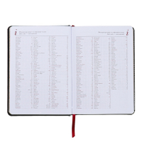 Ежедневник недатированный А5+, 136 листов Sidney Nebraska, твёрдая обложка, искусственная кожа, золотой срез, чёрный