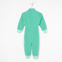 Комбинезон воротник-стойка, цвет мятный, рост 104-110 см