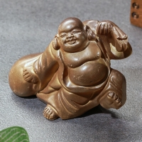 Фигурка для чайной церемонии - хамелеон "Хотэй" 13х4х9см Фигурка для чайной церемонии - хамелеон "Хотэй" 13х4х9см