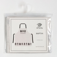 Фартук Этель Impression 60х70 см, 100% хлопок, репс 210 г/м2 Фартук Этель Impression 60х70 см, 100% хлопок, репс 210 г/м2