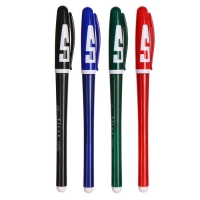 Набор гелевых ручек, 4 цвета, корпус цветной с белыми вставками, в блистере на кнопке Набор гелевых ручек, 4 цвета, корпус цветной с белыми вставками, в блистере на кнопке