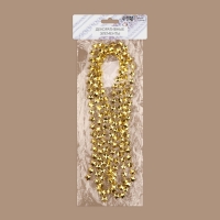 Бусы на нитях &laquo;Звёзды&raquo;, 10 мм, 2 м, цвет золотой