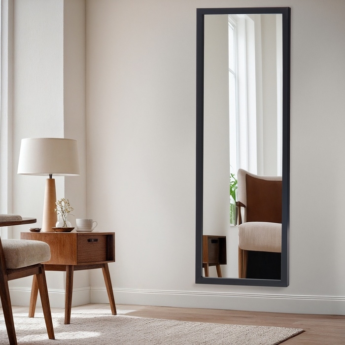 Зеркало настенное, в раме 30х90 см Зеркало настенное, в раме 30х90 см