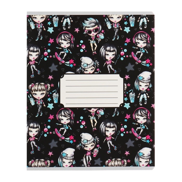 Комплект тетрадей из 10 штук, 12 листов в линию Calligrata Комплект тетрадей из 10 штук, 12 листов в линию Calligrata "На Стиле", обложка мелованный картон, ВД-лак, блок №2, белизна 75% (серые листы), 5 видов по 2 штуки