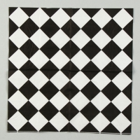 Салфетки бумажные «Чёрные ромбики» 33х33 см, набор 20 шт. Салфетки бумажные «Чёрные ромбики» 33х33 см, набор 20 шт.