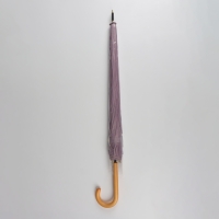 Зонт - трость полуавтоматический &laquo;Пастель&raquo;, 16 спиц, R = 52/60 см, D = 120 см, цвет сиреневый