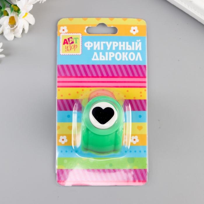 Дырокол фигурный Дырокол фигурный "Сердечко" d=1,5 см МИКС 3,5х4х4 см