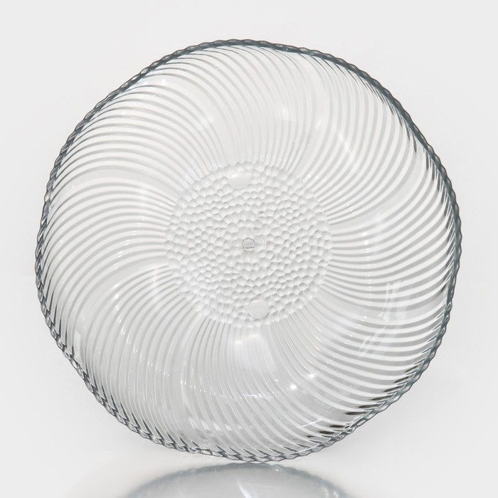 Блюдо Доляна &laquo;Лёгкость&raquo;, d=23,5 см, цвет прозрачный