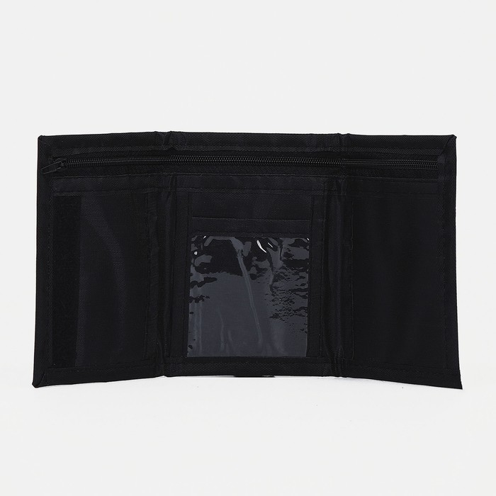 Кошелёк на липучке «Выбражулька», цвет чёрный Кошелёк на липучке «Выбражулька», цвет чёрный