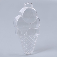 Основа для творчества и декорирования «Рожок мороженое», набор 3 шт., размер 1 шт. — 14 × 7 × 3,5 см Основа для творчества и декорирования «Рожок мороженое», набор 3 шт., размер 1 шт. — 14 × 7 × 3,5 см