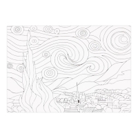 Раскраска акварелью с красками «Волшебная акварель», А4 Раскраска акварелью с красками «Волшебная акварель», А4