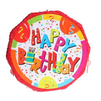 Пиньята &laquo;С днём рождения&raquo;, шары