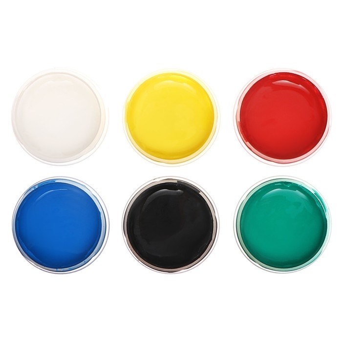 Краска акриловая, набор 6 цветов х 20 мл, Calligrata, художественная, морозостойкая, в картонной коробке Краска акриловая, набор 6 цветов х 20 мл, Calligrata, художественная, морозостойкая, в картонной коробке