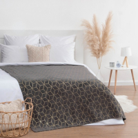 Плед Этель &laquo;Паутина&raquo; 150*200 см,100% п/э, корал-флис 220 гр/м2