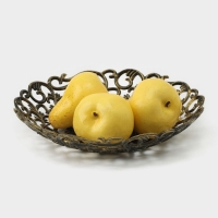 Ваза для хлеба и фруктов &laquo;Роскошь. Антик&raquo;, d=25 см, цвет МИКС