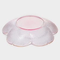 Салатник стеклянный фигурный &laquo;Фиалка&raquo;, 280 мл, 17&times;3,5 см