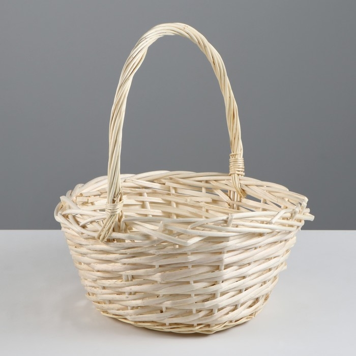 Набор корзин, 3 шт, 24&times;12&times;12/29 см, 19&times;10&times;10/25 см, 15&times;9&times;9/20 см, ива