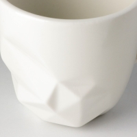 Кружка керамическая &laquo;Мрамор&raquo;, бело-синяя, 350 мл, цвет белый