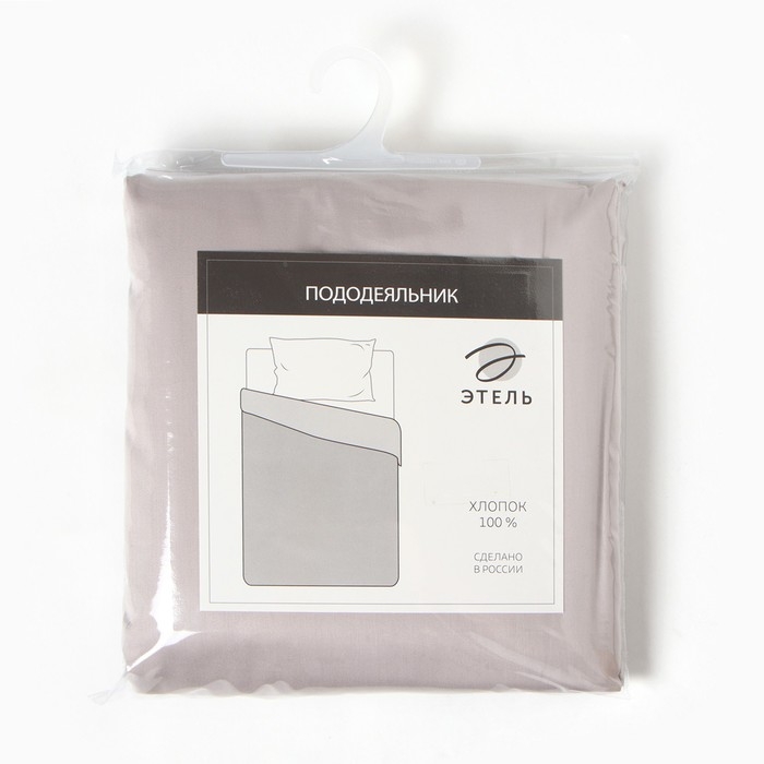 Пододеяльник Этель Silver cloud, 200х215 см, мако-сатин, 114г/м2, 100% хлопок