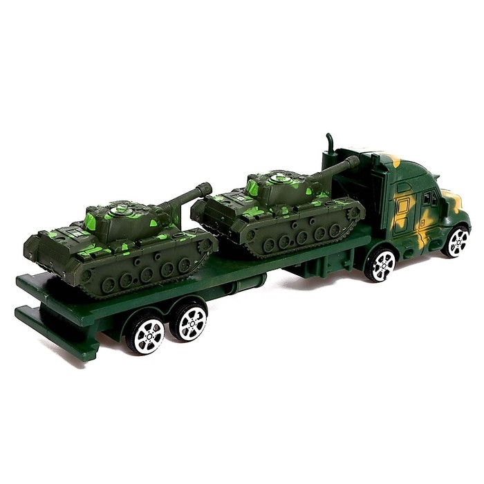 Грузовик инерционный «Военный автовоз» Грузовик инерционный «Военный автовоз»